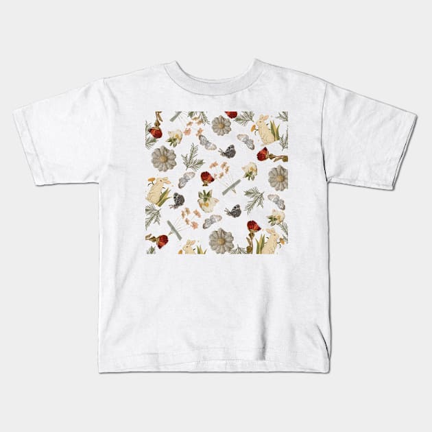 Vintage style pattern for vintage lovers Kids T-Shirt by Yenz4289